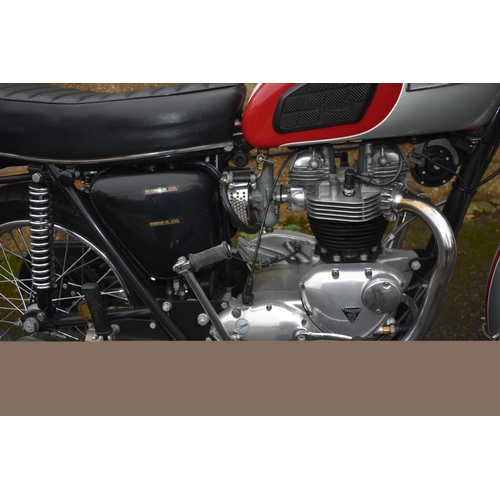 81 - A 1969 Triumph Trophy TR6R, registration number MFX 243G, frame number HC23945, engine number HC2394... 