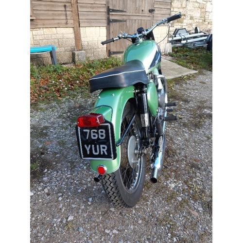 93 - A 1959 BSA A7 Shooting Star, registration number 768 YUR, frame number FA7 11756, engine number CA7S... 