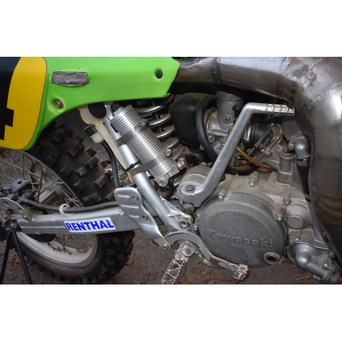 95 - A 1985 Ex Georges Jobé works Kawasaki GP500 Moto-Crosser, frame number TB257910, engine number TBC, ... 