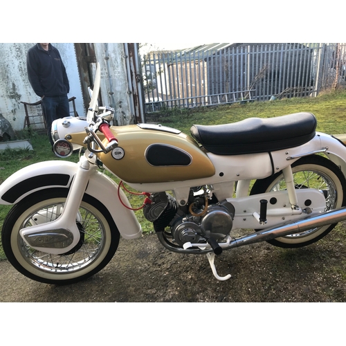 90 - EXTRA LOT:  A 1964 Ariel Arrow Super Sports, registration number 175 XUX, frame number T33284G, engi... 