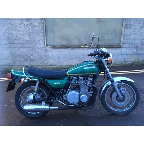 91 - A 1980 Kawasaki Z900, registration number GHT 108W, engine number ZE1535226, green.  This Z900 was r... 