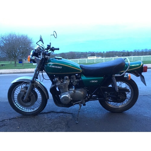 91 - A 1980 Kawasaki Z900, registration number GHT 108W, engine number ZE1535226, green.  This Z900 was r... 