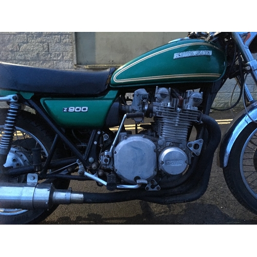 91 - A 1980 Kawasaki Z900, registration number GHT 108W, engine number ZE1535226, green.  This Z900 was r... 