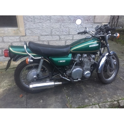 91 - A 1980 Kawasaki Z900, registration number GHT 108W, engine number ZE1535226, green.  This Z900 was r... 