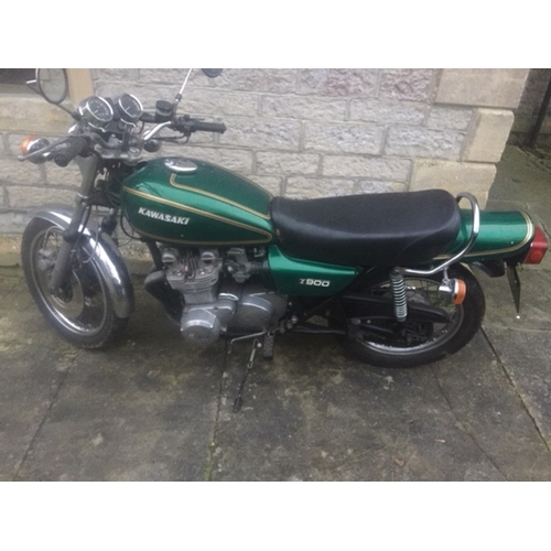 91 - A 1980 Kawasaki Z900, registration number GHT 108W, engine number ZE1535226, green.  This Z900 was r... 