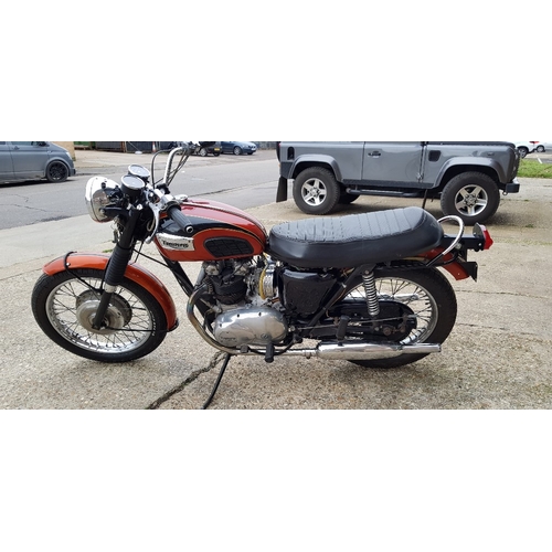 64 - EXTRA LOT:  A 1970 Triumph Daytona 500cc, registration number ANM 512H, black. This Calfornian impor... 