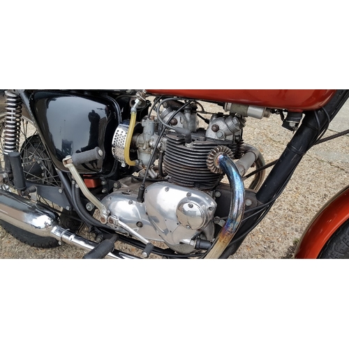 64 - EXTRA LOT:  A 1970 Triumph Daytona 500cc, registration number ANM 512H, black. This Calfornian impor... 