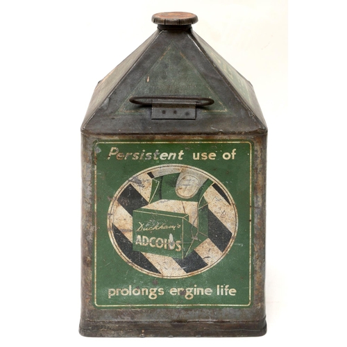 243 - A DUCKHAMS ADCOIDS two gallon oil can, 36 cm high See illustration