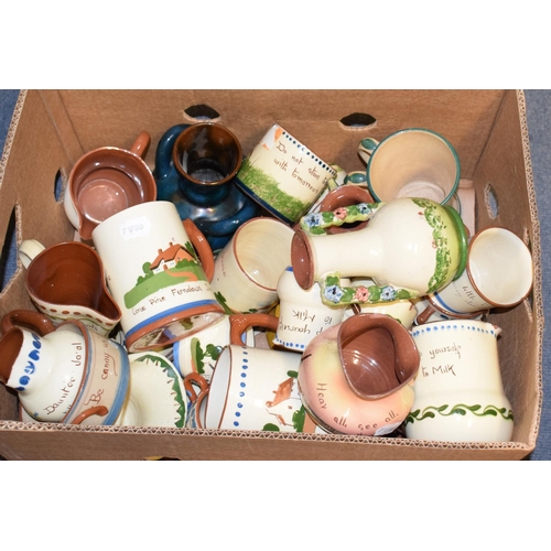 608 - Assorted Torquay and other mottoware (2 boxes)