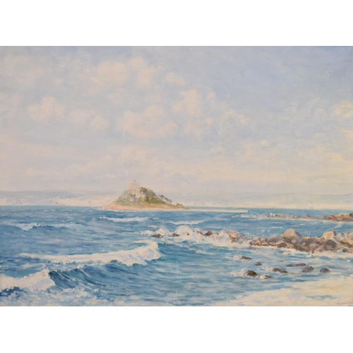 89 - Phillip Fooks, Spring Sunlight at Marazion, oil on canvas, signed and dated April 1987, label verso,... 