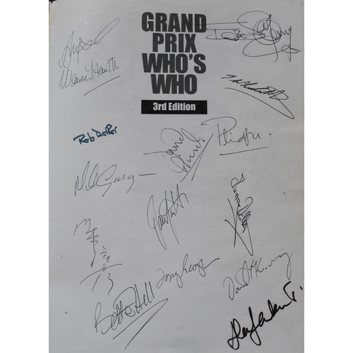 350 - Small (Steve) Grand Prix Who's Who, 3rd edition, signed by over one hundred Grand Prix racing driver... 