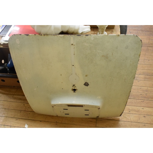 519 - Jaguar XK150 fixed head coupe spares, comprising boot and bonnet (white), front and back seats in re... 