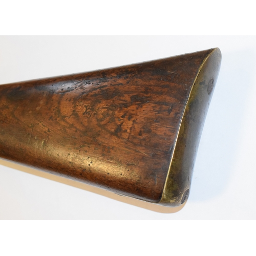 692 - An H Dickinson breech loading percussion musket, the tip up breech block marked Snider Patent and H ... 