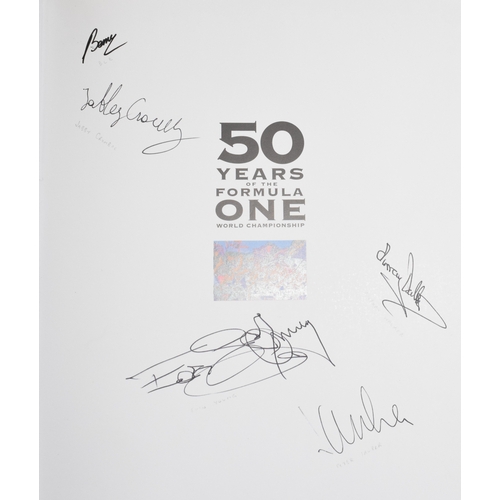 340 - Jones (Bruce) 50 Years of the Formula 1 World Championship, multiple signatures by F1 racing drivers... 