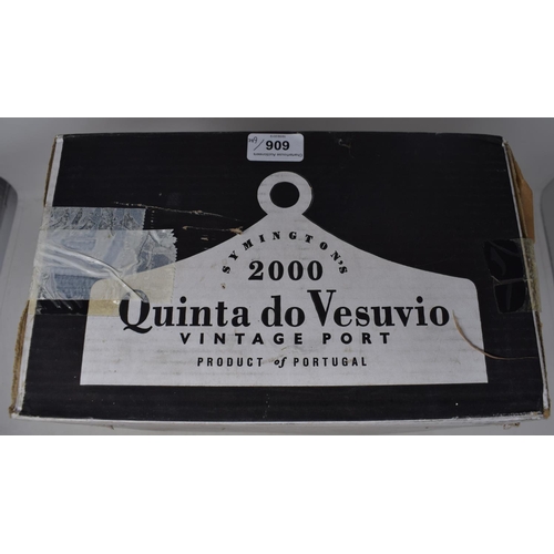 606 - Six bottles of Quinta dio Vesuvio vintage port, 2000, in original cardboard box