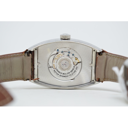 282 - A gentleman's stainless steel Franck Muller Casablanca automatic wristwatch, tenth anniversary, No 9... 