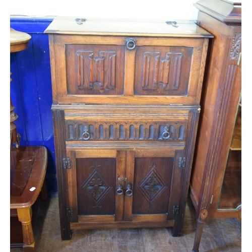 1161 - A Victorian walnut occasional table, 105 cm wide, a pair of display cabinets and other furniture (qt... 