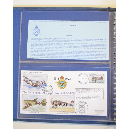 29 - Three albums of 75th Anniversary of the Royal Air Force 1918-1993 covers, all signed, including Bill... 