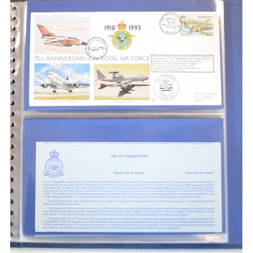 29 - Three albums of 75th Anniversary of the Royal Air Force 1918-1993 covers, all signed, including Bill... 