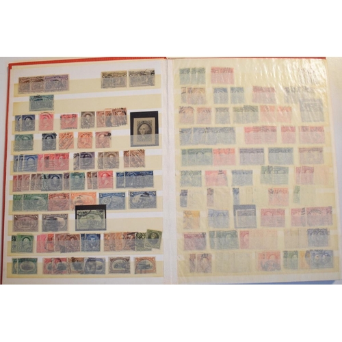 65 - Assorted US and other stamps, in a Globe Trotter album