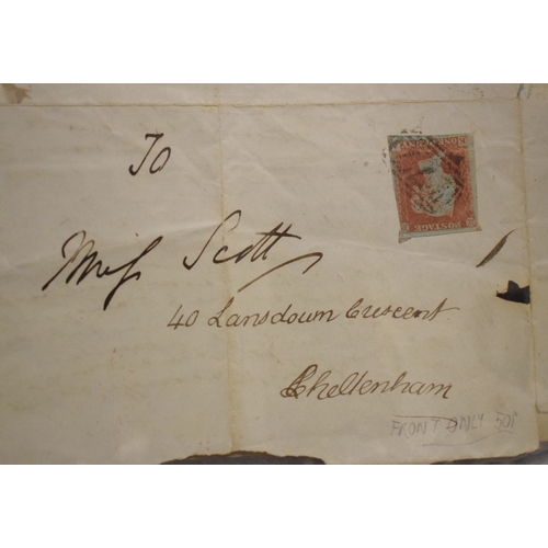 92 - A collection of postal history, including pre-stamp covers, first day covers, air-mail and assorted ... 