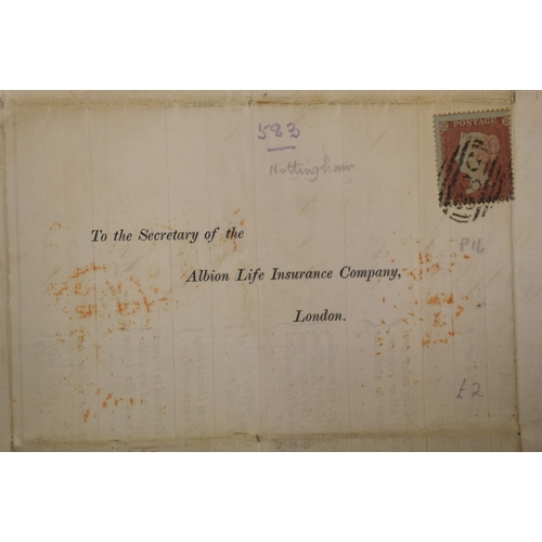 92 - A collection of postal history, including pre-stamp covers, first day covers, air-mail and assorted ... 