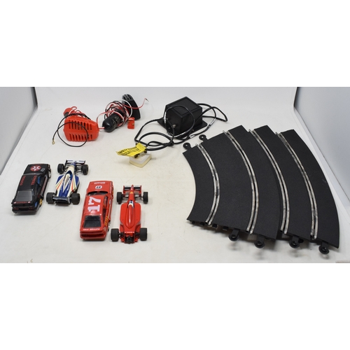 773 - A Scalextric Le Mans 24 hour set, a Scalextric Opel Motorsport set and an accessory set, all boxed, ... 