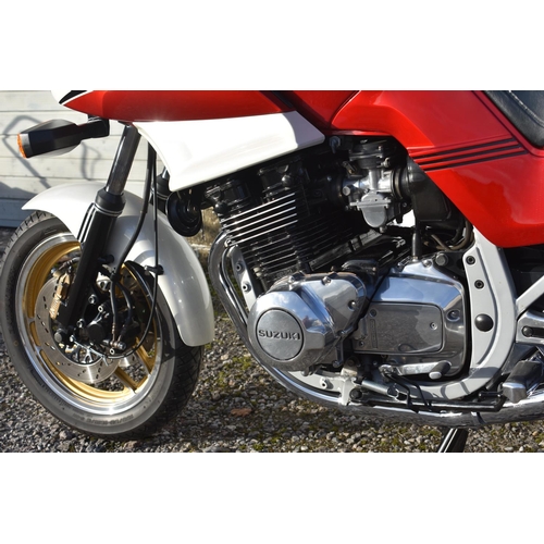 A 1985 Suzuki GSX750ES, registration number C331 YCR, frame number