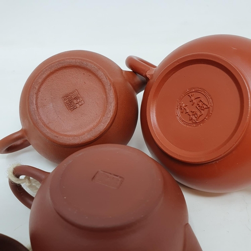 277 - A Chinese famille rose hexagonal ginger jar, some restoration six character mark in underglaze blue,... 