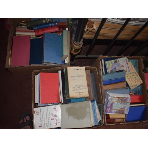 124 - A large group of assorted books (16 boxes), removal cost D