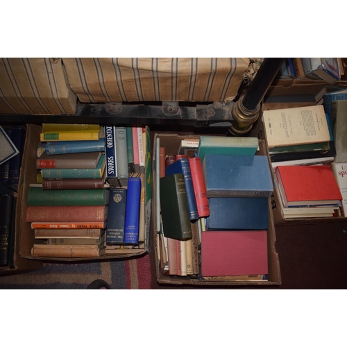 124 - A large group of assorted books (16 boxes), removal cost D