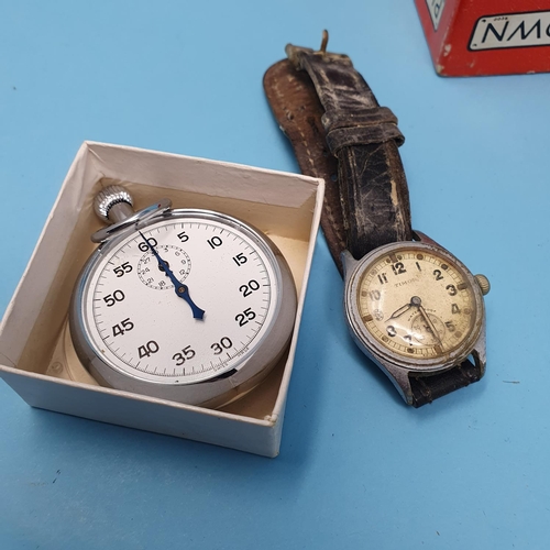 260 - A Timor military issue gentleman's wristwatch, a silver filigree tiara and assorted costume jeweller... 