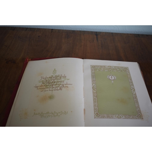 278 - The Rubaiyat of Omar Khayyam, illustrated by Will Pogany, with tipped in plates, gilt decorated brus... 