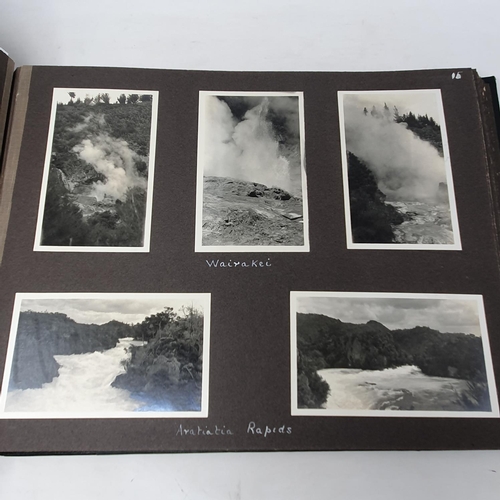 322 - A photograph and scrap album, Australia-New Zealand, January-April 1927