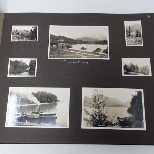 322 - A photograph and scrap album, Australia-New Zealand, January-April 1927