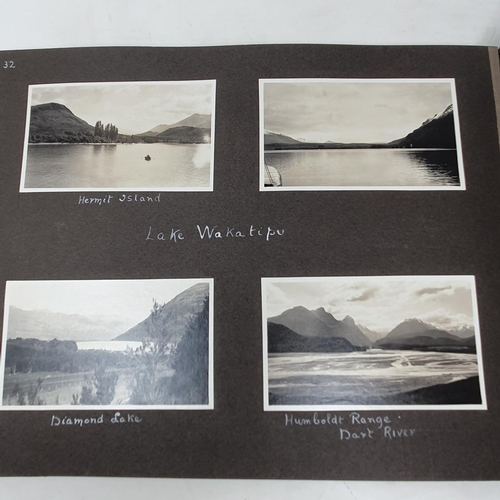 322 - A photograph and scrap album, Australia-New Zealand, January-April 1927