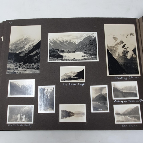 322 - A photograph and scrap album, Australia-New Zealand, January-April 1927