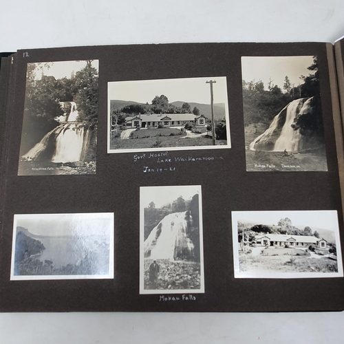 322 - A photograph and scrap album, Australia-New Zealand, January-April 1927