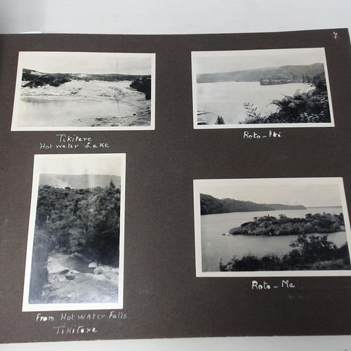 322 - A photograph and scrap album, Australia-New Zealand, January-April 1927