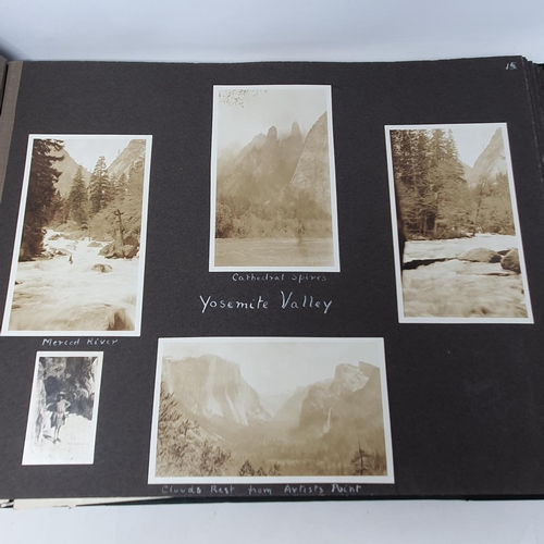 323 - A photograph and scrap album, Ceylon-Hawaii, California-Vancouver-Canada 1926-1927,