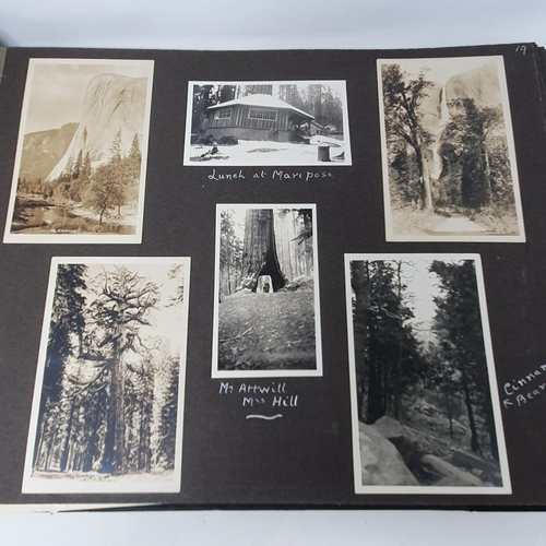 323 - A photograph and scrap album, Ceylon-Hawaii, California-Vancouver-Canada 1926-1927,