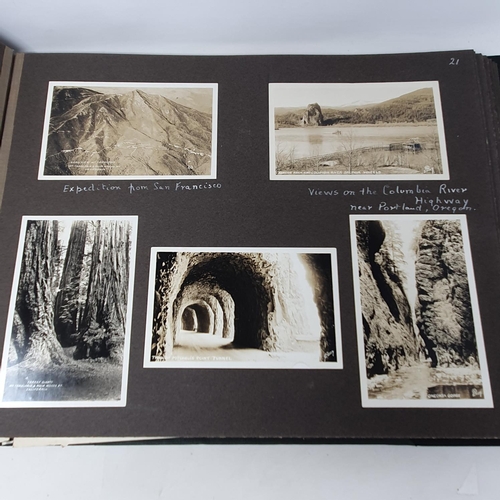 323 - A photograph and scrap album, Ceylon-Hawaii, California-Vancouver-Canada 1926-1927,