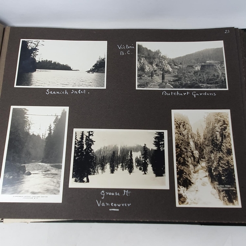 323 - A photograph and scrap album, Ceylon-Hawaii, California-Vancouver-Canada 1926-1927,