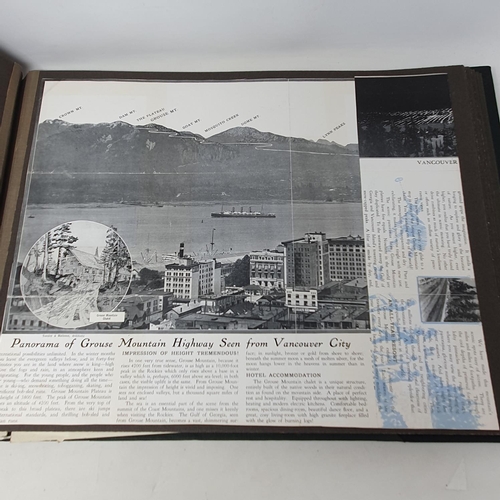 323 - A photograph and scrap album, Ceylon-Hawaii, California-Vancouver-Canada 1926-1927,