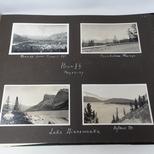 323 - A photograph and scrap album, Ceylon-Hawaii, California-Vancouver-Canada 1926-1927,