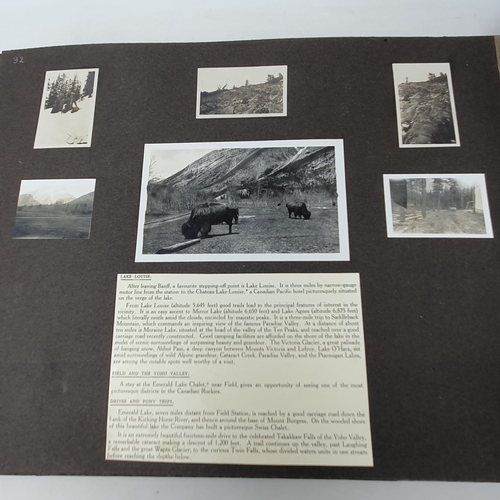 323 - A photograph and scrap album, Ceylon-Hawaii, California-Vancouver-Canada 1926-1927,