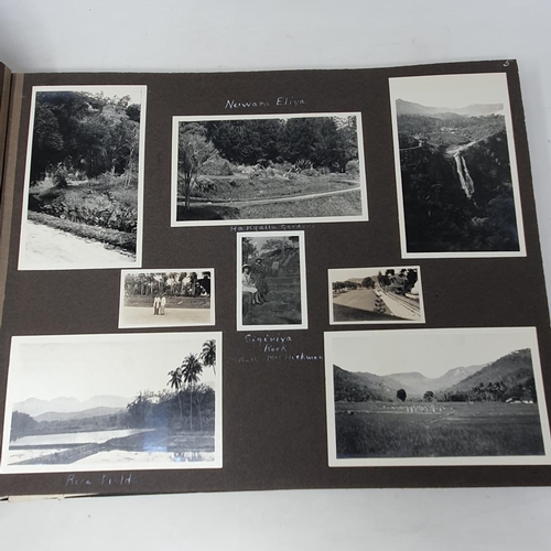 323 - A photograph and scrap album, Ceylon-Hawaii, California-Vancouver-Canada 1926-1927,