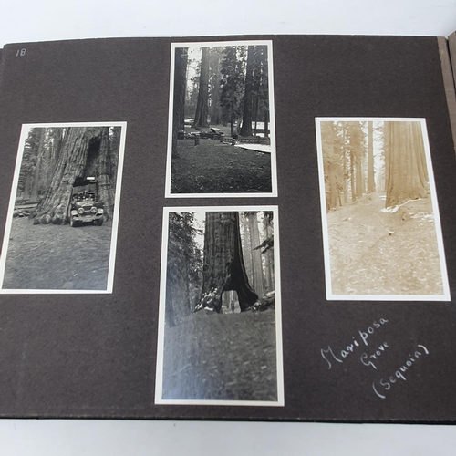 323 - A photograph and scrap album, Ceylon-Hawaii, California-Vancouver-Canada 1926-1927,