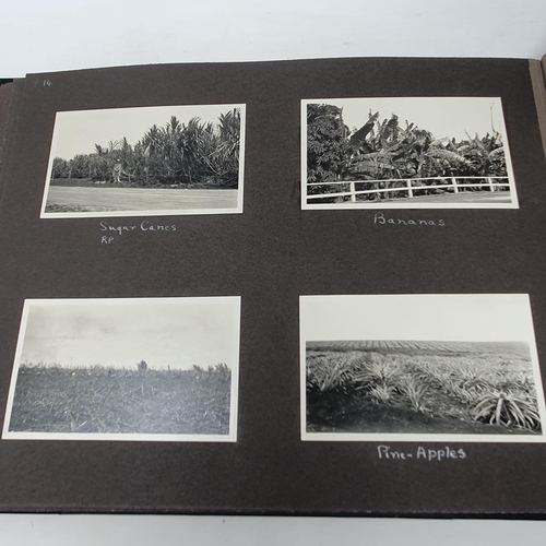 323 - A photograph and scrap album, Ceylon-Hawaii, California-Vancouver-Canada 1926-1927,