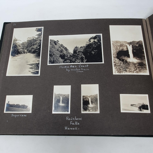 323 - A photograph and scrap album, Ceylon-Hawaii, California-Vancouver-Canada 1926-1927,